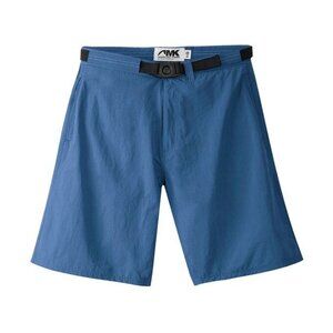 Mountain Khakis Shifter Shorts Mens 38 Blue Relaxed Fit Belted Quick Dry 6"